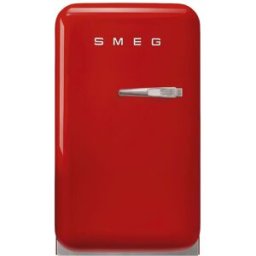 SMEG Frigorífico 1 puerta , 34 litros, Frío estático, Plata, apertura a la derecha - FAB5RSV6. Plata