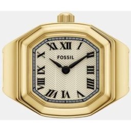 Fossil Reloj de mujer harlow de acero watch ring. Dorado