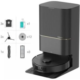 Dreame Robot aspirador y friegasuelos X40 Ultra Complete con tecnología OmniDirt. Negro