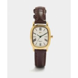 Parfois Reloj de mujer redondo en liso. Marrón