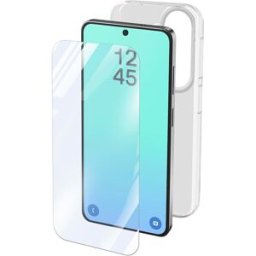 Cellular Line Kit de Funda Cellularline + protector de pantalla para Samsung Galaxy S26 transparente. Transparente
