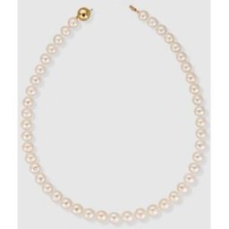 El Corte Inglés Collar perlas blancas con oro . Blanco