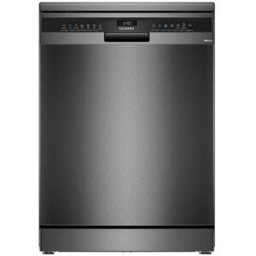 Siemens Lavavajillas 14 servicios, Bandeja Cubiertos, 60 cm iQ300 - SN23EC03ME. Acero negro cepillado antihuellas