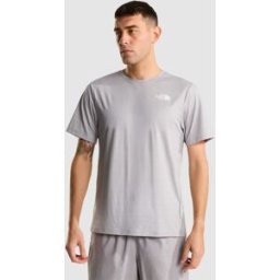 The North Face Camiseta recta con estampado en relieve para hombre Pentadome 24-7 . (XS) Gris