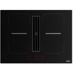 Franke Placa inducción con 4 zonas de cocción, con extractor integrado - 3400705338. Cristal negro