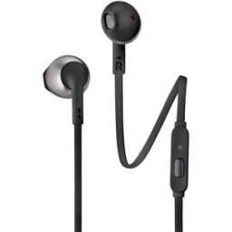 JBL Auriculares de botón Tune 205 E negro. Negro