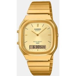 Casio Reloj Vintage Collection AQ-240EG-9AEF de acero dorado. Dorado
