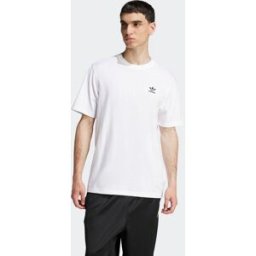 Adidas Camiseta de hombre Trefoil Essentials Originals. (XL) Blanco