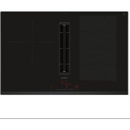 Siemens Placa inducción con extractor integrado, 4 zonas de cocción - EX851HJ26E. Negro