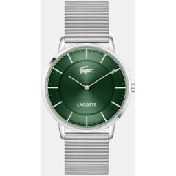 Lacoste Reloj de hombre Crocorigin de acero. Verde