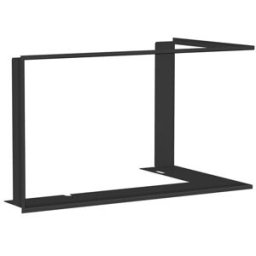 ROMOTOP Marco de 6 lados para Chimenea Heat E2G65-40 Esquinera Derecha. Negro