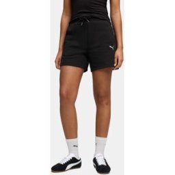 Puma Pantalones cortos Casual de Mujer CLASS High-Waist 5" TR . (XS) Negro
