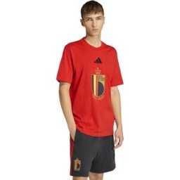 Adidas Camiseta de hombre Bélgica Mundial 2026 DNA . (L) Rojo