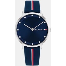 Tommy Hilfiger Reloj de mujer Pippa Le 1782736 multifuncion de silicona azul. Azul