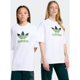 Adidas Camiseta de niños Oversize Trefoil Originals. (12 años) Blanco