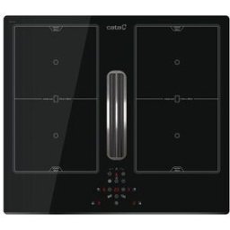 Cata Placa de inducción con campana extractora - AS 600. Negro