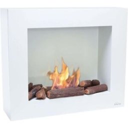 CLIMACITY Chimenea Bioetanol 1,75 kW Bestbio con Regulador de Llama 1,2 l. Blanco