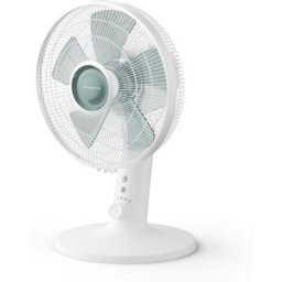 Rowenta Ventilador de mesa ,Turbo Silence Extreme 4 velocidades, 2 modos automáticos, VU274. Blanco