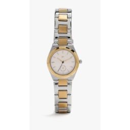 Parfois Reloj de mujer de acero inoxidable redondo. Multicolor
