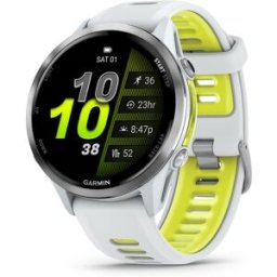 Garmin Reloj smartwatch unisex Forerunner® 970 Blanco-Amarillo . Blanco / Amarillo