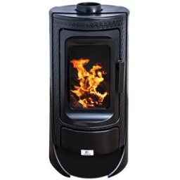 Eider Estufa Leña Fundición Royce 18,26 kW. Negro