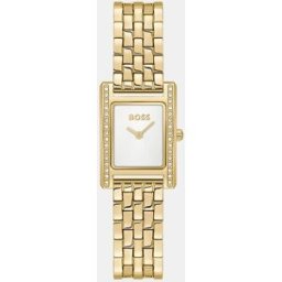 Boss Reloj de mujer Lucy Precious 1502815 de acero dorado. Blanco