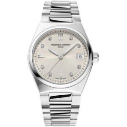 Frederique Constant Reloj de mujer highlife fc-240bgd2nh6b cuarzo ladies cuarzo esfera gris cálido caja de acero. Plata