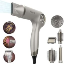 Cecotec Secador de pelo BLDC DryGlam Waves Sensor 6in1. Gris