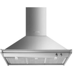 SMEG Campana decorativa 4 velocidades - KD90HXE. Inox