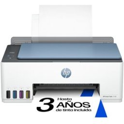 HP Impresora Multifunción Tinta Smart Tank 5106 Wi-Fi. Blanco / Azul