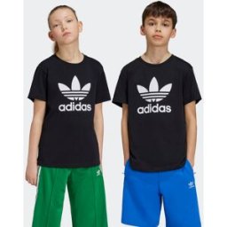 Adidas Camiseta de niños Adicolor Trefoil . (10 años) Negro