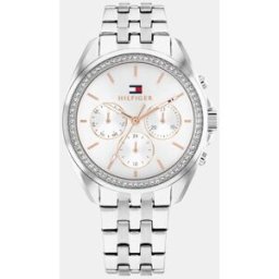 Tommy Hilfiger Reloj de mujer Mellie 1782802 de acero plateado. Plateado