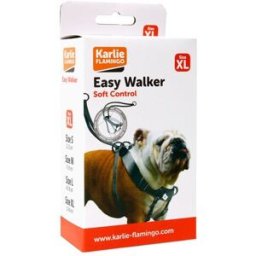 Arnés Karlie Flamingo para perros Easy Walker. (XL) Negro