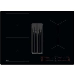 AEG Placa de inducción con campana extractora - TCH74B01FB. Negro