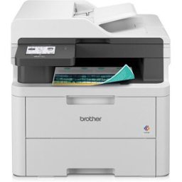 Brother Impresora Multifunción Láser color MFC-L3740CDWE, Wi-Fi y Fax. Blanco