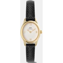 Daniel Wellington Reloj de mujer Ophelia Mini DW00100890 de piel negro. Blanco