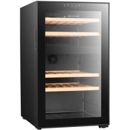 Climadiff Vinoteca para 52 botellas 2 temperaturas - CEPAGE52DZF. Negro