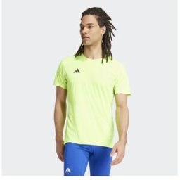 Adidas Camiseta de hombre Adizero Essentials Running . (XL) Verde