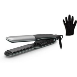 Rowenta Plancha de pelo y rizador Thermostyle 2 en 1, con revestimiento de Titanio. Negro