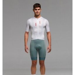 Ouar Maillot de ciclismo Unisex Pure Black AERYS . Blanco roto