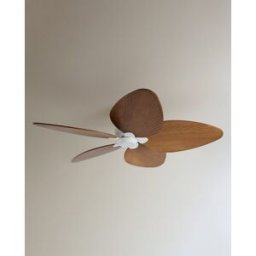 SULION Ventilador de techo con luz LED y motor DC natural Alma . Natural