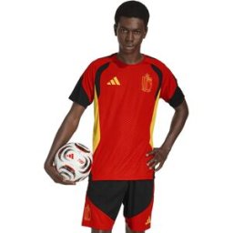 Adidas Camiseta de hombre Bélgica Mundial 2026 Tiro Entreno . (S) Rojo