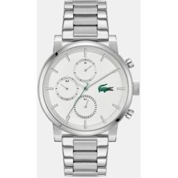 Lacoste Reloj de hombre Replay de acero. Blanco / Plata