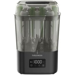 BABY BREZZA Esterilizador y secador de biberones Superquick. (26 X 24 X 40 Cm) Negro