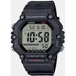 Casio Reloj de hombre 10 Years Battery AE-1600H-1AVEF Digital de resina negro. Negro