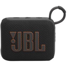 JBL Altavoz ultraportátil Go 4, Bluetooth, resistente al agua. Negro
