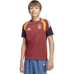 Adidas Camiseta de niños Alemania Mundial 2026 Tiro Sweat . (12 años) Rojo