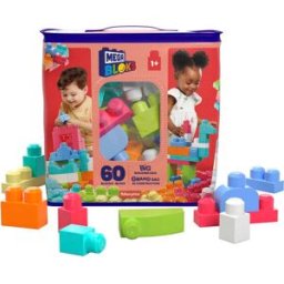 Mega Bloks Juguete bebe Bolsa . Rosa
