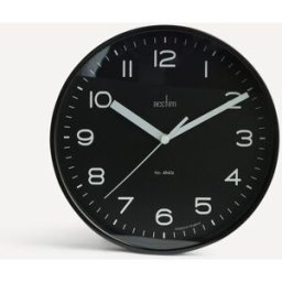 Acctim Reloj de pared Runwell . Negro
