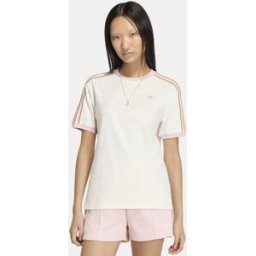 Adidas Camiseta de mujer 3S Tee Originals. Blanco